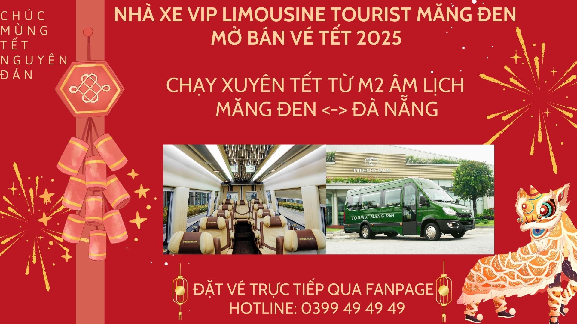 KHAI TRƯƠNG XE VIP LIMOUSINE TOURIST MĂNG ĐEN 10 CHỖ