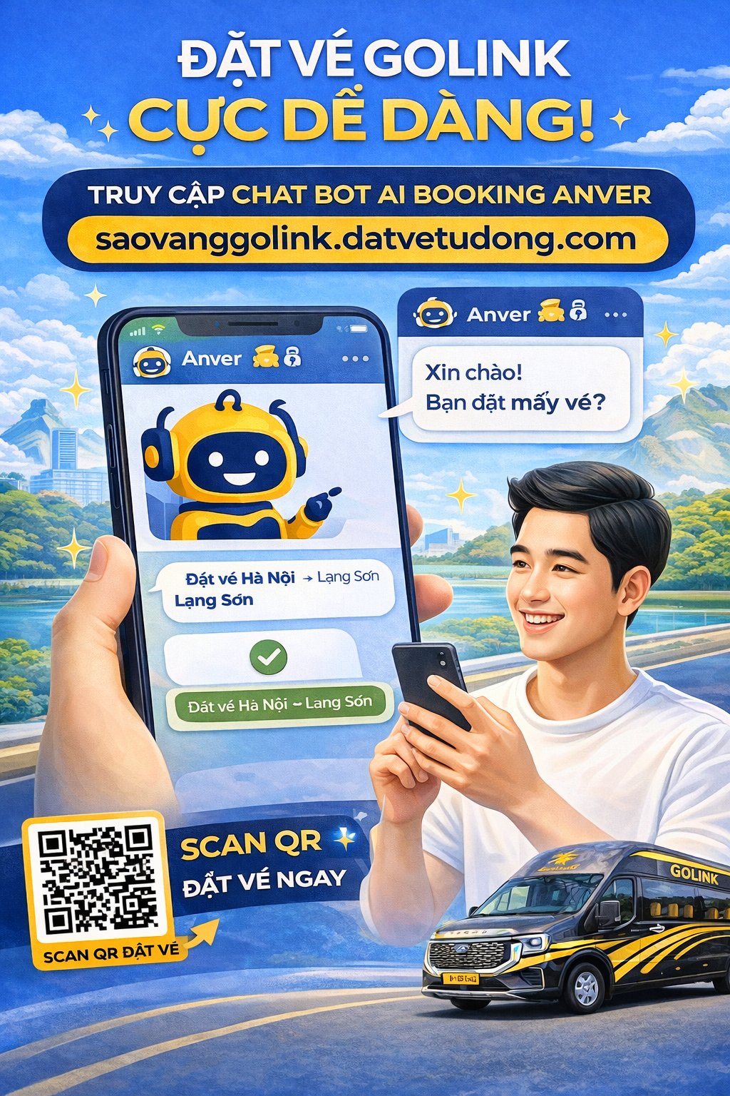 GOLINK TIÊN PHONG ỨNG DỤNG TRÍ TUỆ NHÂN TẠO TRONG ĐẶT VÉ TUYẾN HÀ NỘI – LẠNG SƠN